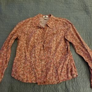 Button down, casual blouse